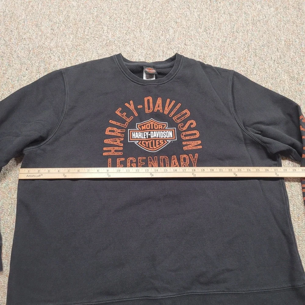 Harley Davidson Sweatshirt Mens 3XL Black Legendary Biker El Paso Texas Pullover